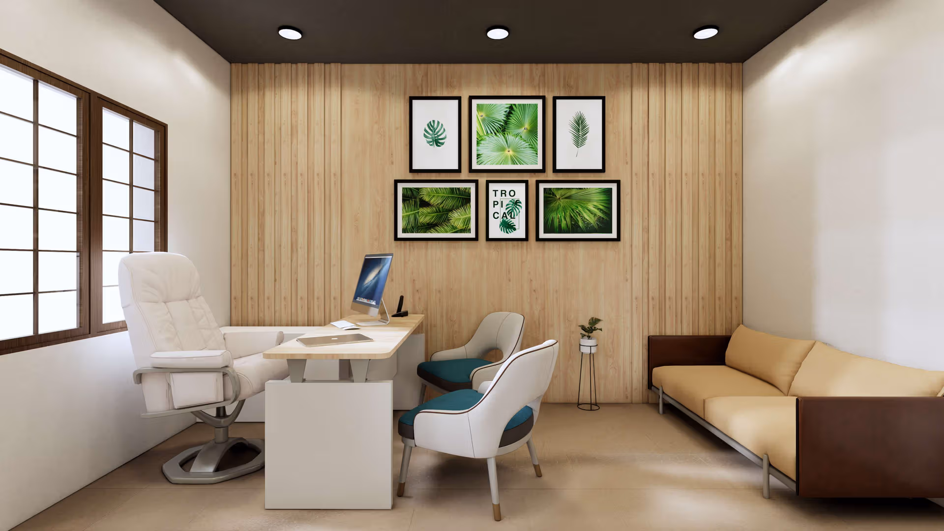 Modern workspace interior designer in South Extension