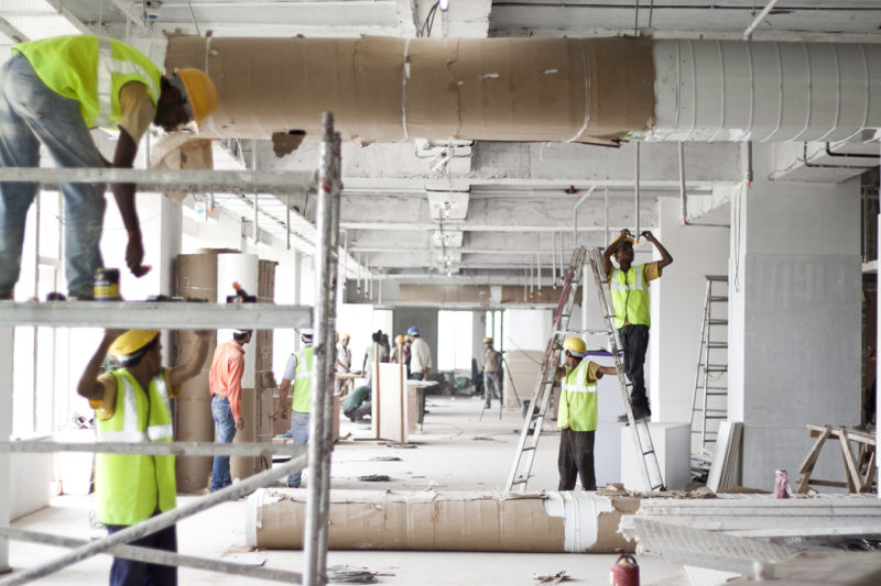 Commercial office interior contractors in Candor TechSpace Noida & Gurgaon